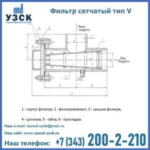 Фильтр сетчатый ФС по Т-ММ-11-2003 в Прокопьевске