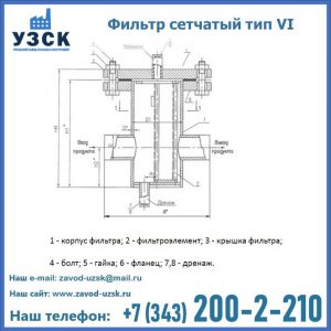 Фильтр сетчатый ФС по Т-ММ-11-2003 в Прокопьевске